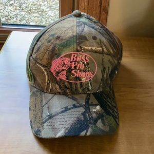 Bass Pro Shop Camo/Pink Hat